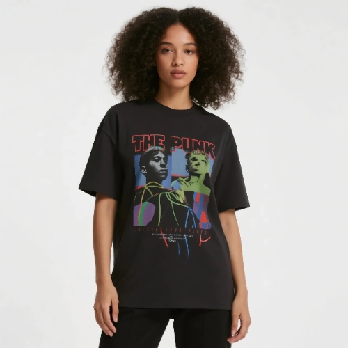 Short sleeve t-shirt custom printed logo high quality oversized t-shirt