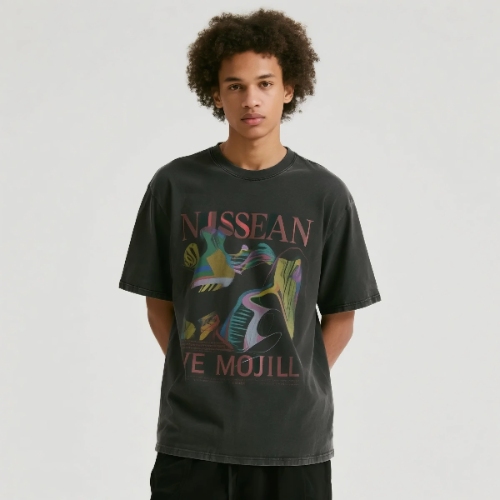 Cotton T-shirt street hip-hop style